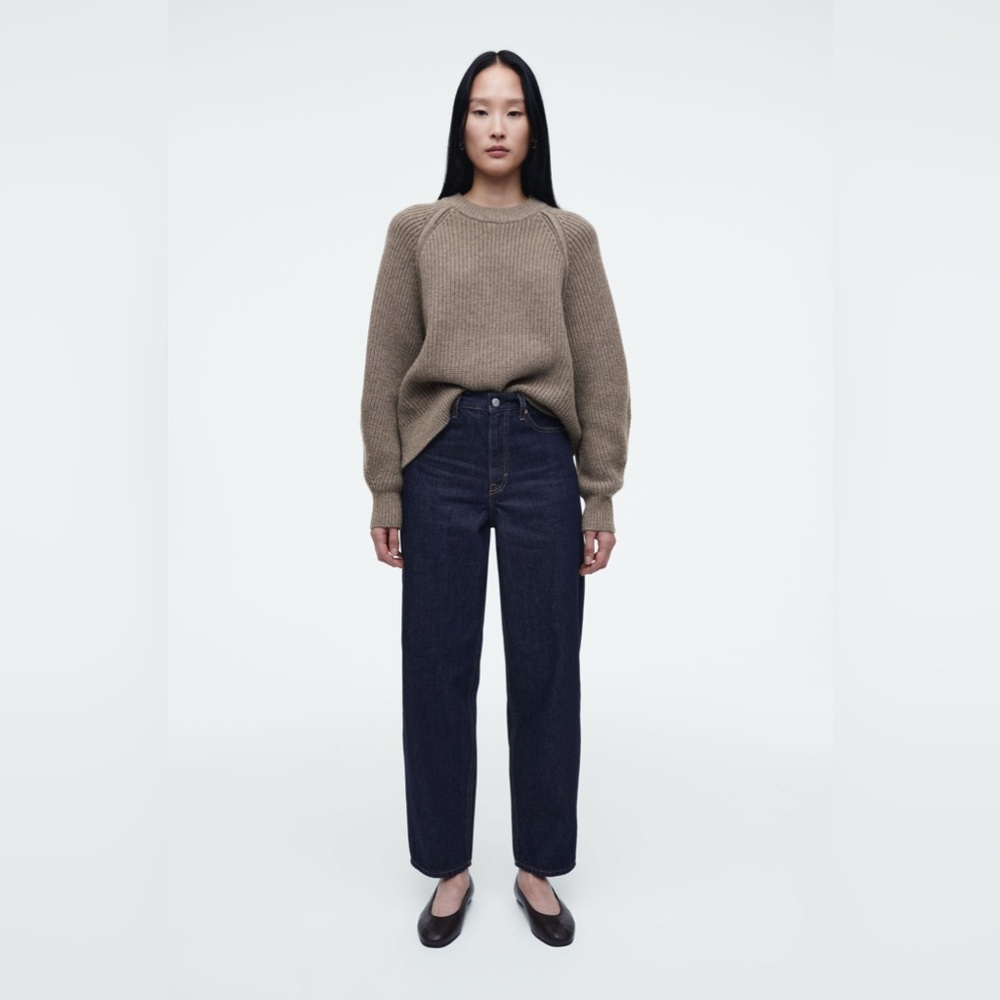 COS Tapered High Rise Ankle Length Indigo Jeans sz 25